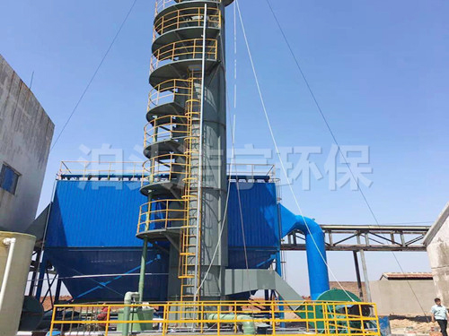 濰坊龍威化工10噸鍋爐布袋除塵、脫硫